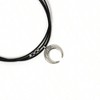 Women Black Moon Crescent Pendant Choker Necklace Fashionable, Exquisite and High-end - 4 of 4