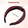 Unique Bargains Girl's Knotted Headband Multicolored 1.18" Wide 5 Pcs - 4 of 4