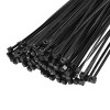 Unique Bargains Nylon Smooth DIY Self-Locking Multi-Purpose Cable Ties 100 Pcs - 4 of 4