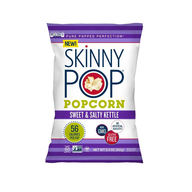 SkinnyPop Sweet &#38; Salty Kettle Popcorn - 5.3oz, 1 of 8
