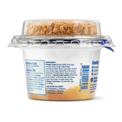 Ellenos Pumpkin Pie Parfait Indulgent Yogurt - 6oz