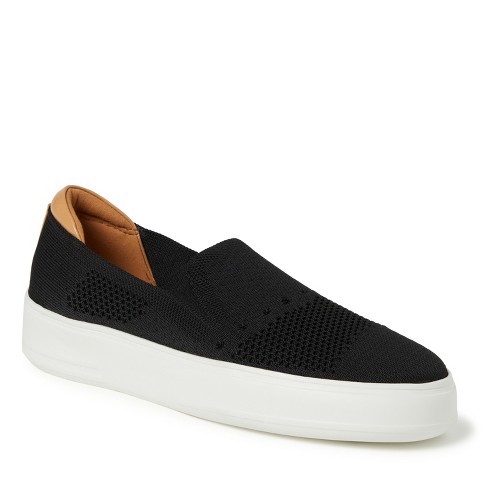 Dearfoams Women's Sophie Slip-on Sneaker - Black 3 Size 7 : Target