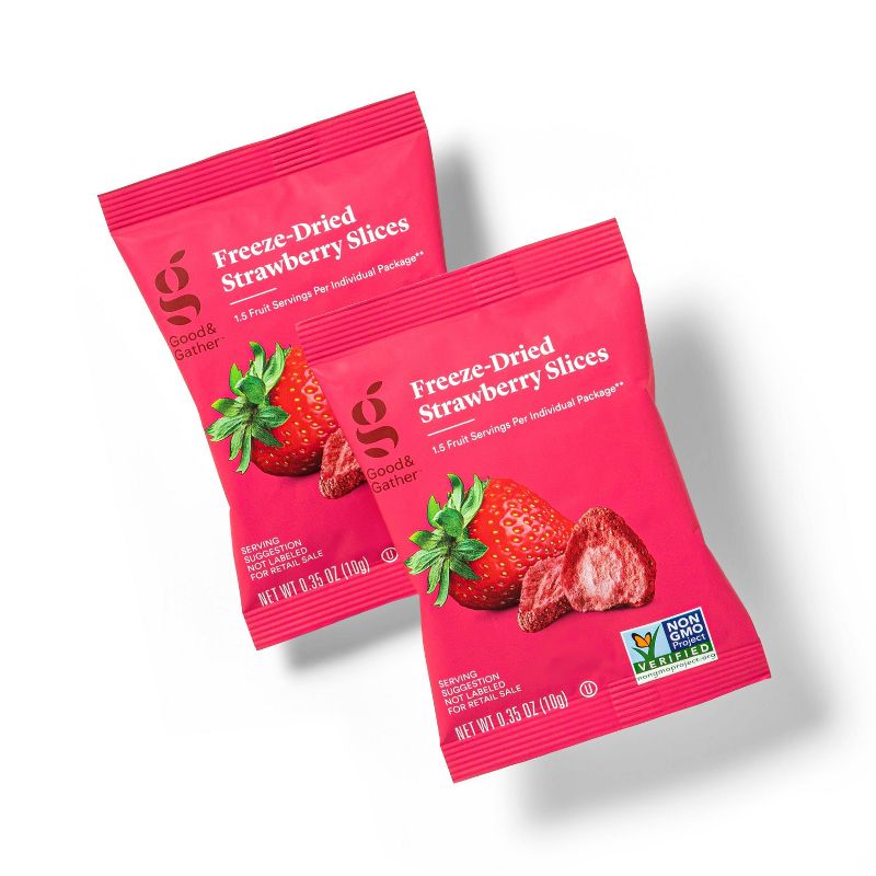 Freeze Dried Strawberry Slices Multipack - 6ct/2.1oz - Good &#38; Gather&#8482;, 3 of 6