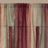 GoodGram Ombre Crushed Satin Sheer Single Window Curtains & Valances - 3 of 4
