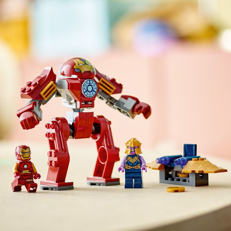 LEGO Marvel Iron Man Hulkbuster vs. Thanos Toy Building Set 76263, 5 of 8