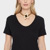 Beaded Flower Necklace - A New Day™ Tan - 2 of 4