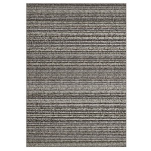 Washable Modern Rug Non Slip Low Pile Rug Striped Transitional Accent Throw Floor Cover Foldable Indoor Carpet for Living Room Bedroom Playroom - 1 of 4