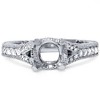 Pompeii3 1/4ct Vintage Engagement Ring Setting 14K White Gold Mounting - 2 of 4