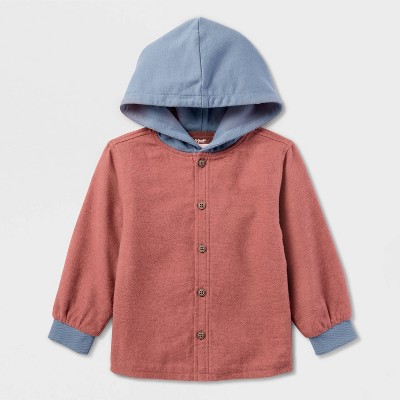 Детские куртки Cat & Jack Toddler Boys' Shirt Jacket - Cat & Jack™ Bronze 3T — фото 2