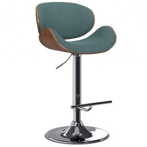 Avondale Bentwood Adjustable Height Gas Lift Barstool - WyndenHall - 1 of 4