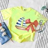 Simply Sage Market Coquette Ship Anchor Garment Dyed Tee - 3 of 4