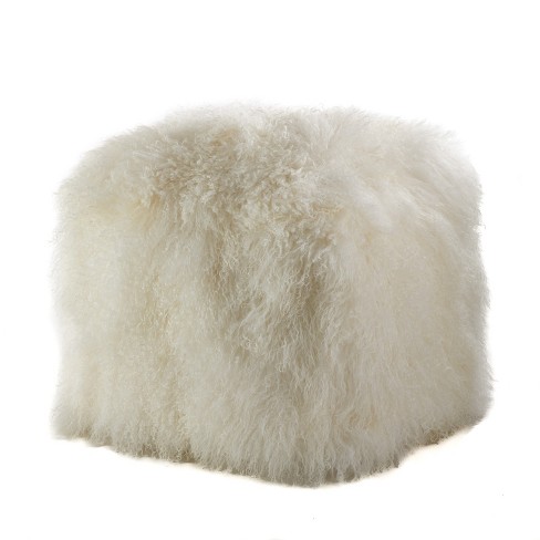 Large deals fur ottoman