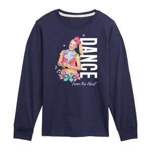 JoJo Siwa Dance From the Heart Long Sleeve Graphic T-Shirt - Navy - 2T - 1 of 3