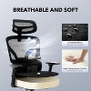 GustoWave Ergonomic Office Chair with Adjustable Lumbar Support, High-Back Mesh Desk Chair, Rolling Swivel Computer Task Chair for Home/Office - 4 of 4