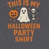 Rerun Island Men Halloween Party Shirt Shapes Short Sleeve Graphic Cotton T-Shirt - 2 of 4