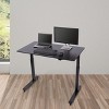 Stand Up Desk Store Electric Adjustable Height Standing Desk with Locking Casters and Furniture Feet - image 4 of 4