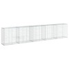 vidaXL Gabion Basket Silver Galvanized Iron Large Heavy Weight Endurance - 2 of 4