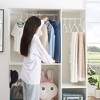 VECELO 25/50 pk Plastic Hanger Non Slip Clothes Hangers Space Saving Heavy Duty Notched Coat Hanger - 4 of 4