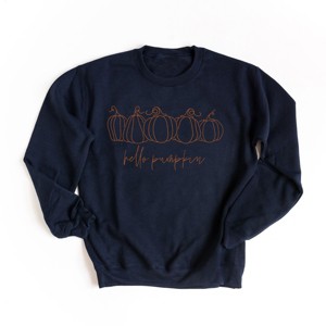 Simply Sage Market Hand Drawn Hello Pumpkin Sweatshirt - 1 of 4