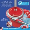 Lola Products Revolution Microfiber Spin Mop System, Braided Mop Head, Durable Alloy Handle, 360 Spinning Action, Great for Any Hard Floor Surface - 2 of 4