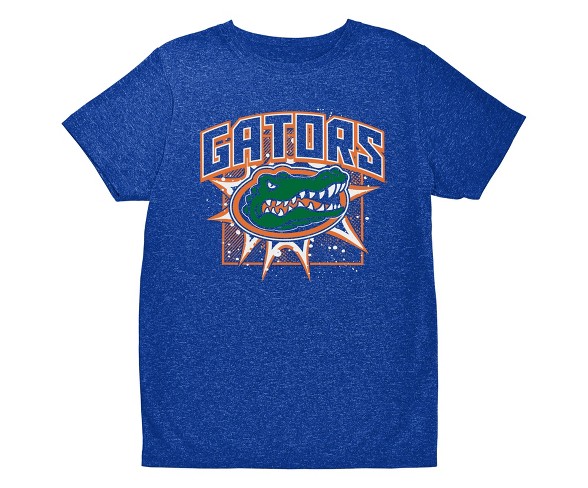 NCAA Florida Gators Boys' Short Sleeve Heather T-Shirt - XL