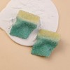 SOHI Women's Mint Green:Daffodil Yellow The Glacier Quad Drop Earrings - 2 of 4