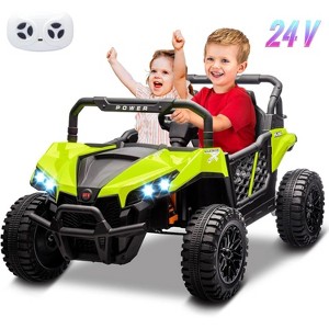 Garvee 24V Ride On UTV for Big Kids, 2 Seater Electric Car with Remote Control, LED Lights, Shock Absorbers, Storage, Ride On Toy for Kids - 1 of 4