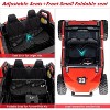 24V XXL 2-Seater Kids Ride On UTV w/Remote, 240W Motors, 21" Adjustable Seats + Foldable Seat, Music & Lights - 4 of 4