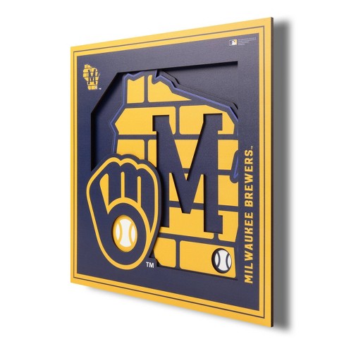 Cool Custom Hoodie Milwaukee Brewers Multi Logo 3D Hoodie - T