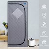 LOVMOR Portable Gothic Roof Plus Type Full Size Steam Sauna tent with Foldable Chair, Remote Control, Spa, Therapy & Relaxation at home - 4 of 4