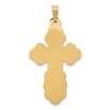 Black Bow Jewelry 14k Yellow Gold Eastern Orthodox Cross Pendant, 18 x 34mm - 3 of 4