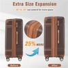 BEAFUP Hardshell Luggage Sets 4 Pieces 20"+24"+28" Luggages and Cosmetic Case Spinner Suitcase with TSA Lock Lightweight - 4 of 4