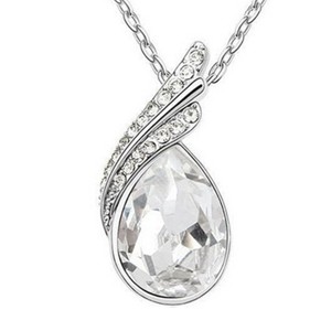 Wrapables Elegant Teardrop Crystal Pendant Necklace - 1 of 1