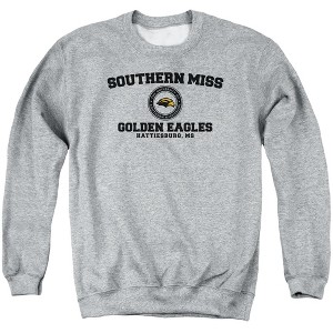 University Of Southern Mississippi Official Circle Logo Adult Crewneck Sweatshirt - 1 of 4