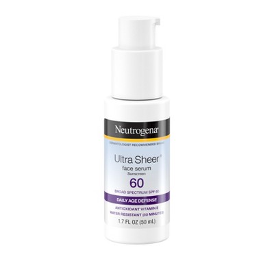 Neutrogena Ultra Sheer Moisturizing Sunscreen Serum - SPF 60 - 1.7 fl oz_10