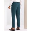 INSPIRE CHIC Men's Slim Fit Solid Flat Front Pants - 3 of 4