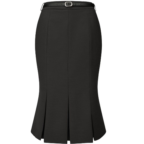 Women's Black Pencil Skirt