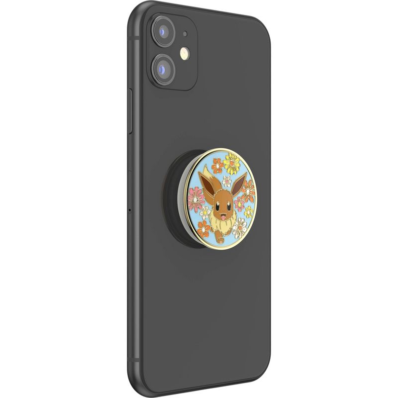 PopSockets Pokemon Cell Phone Grip &#38; Stand - Eevee Enamel Floral, 5 of 8