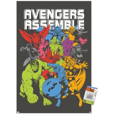 Trends International Marvel Avengers: Beyond Earth's Mightiest - Colorization Unframed Wall Poster Prints