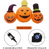 Pumpkins 3 PCS Halloween Inflatables Outdoor Decoration, 7.9FT Blow Up Yard Decoration Clearance for Holiday/Party/Yard/Garden - 3 of 4