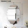 Beautyolove Oval Aluminum Alloy Framed Scalloped Wavy Wall Mirror - 4 of 4