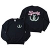 Simply Sage Market Women's Graphic Sweatshirt Lucky Horseshoes Front and Back - 2 of 4