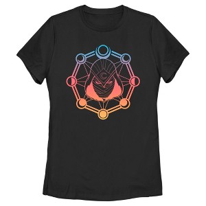 Women's Marvel: Moon Knight Colorful Moon Phases T-Shirt - 1 of 4