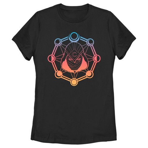 Women's Marvel: Moon Knight Colorful Moon Phases T-Shirt - image 1 of 4