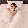 6 Piece Bed Sheet Set Ultra Soft Brushed Microfiber Solid Sheets with Pillow Cases - Lux Decor Collection - 4 of 4