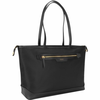 Target black leather discount tote