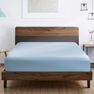 LISM 2 Pack Soft Fitted Sheet,Deep Pocket Cooling Fitted Sheets - 1 of 4