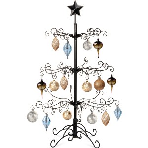 Best Choice Products 3ft Wrought Iron Ornament Display Christmas Tree w/ Easy Assembly, Stand - 1 of 4