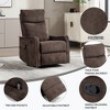 KWPZQEB Swivel Recliner Chair, Manual Recliner Chair with Heat & Massage, Comfortable Arms & Back, Rocker Chair, Single Sofa for Living Room - 4 of 4