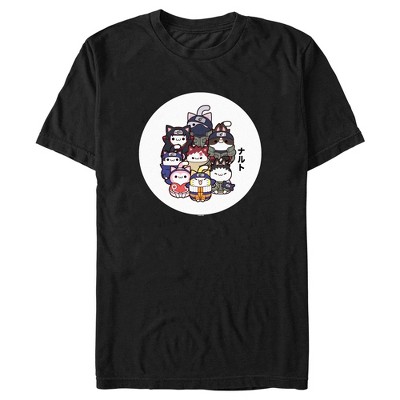 Men's Naruto Nyaruto Circle Squad T-Shirt